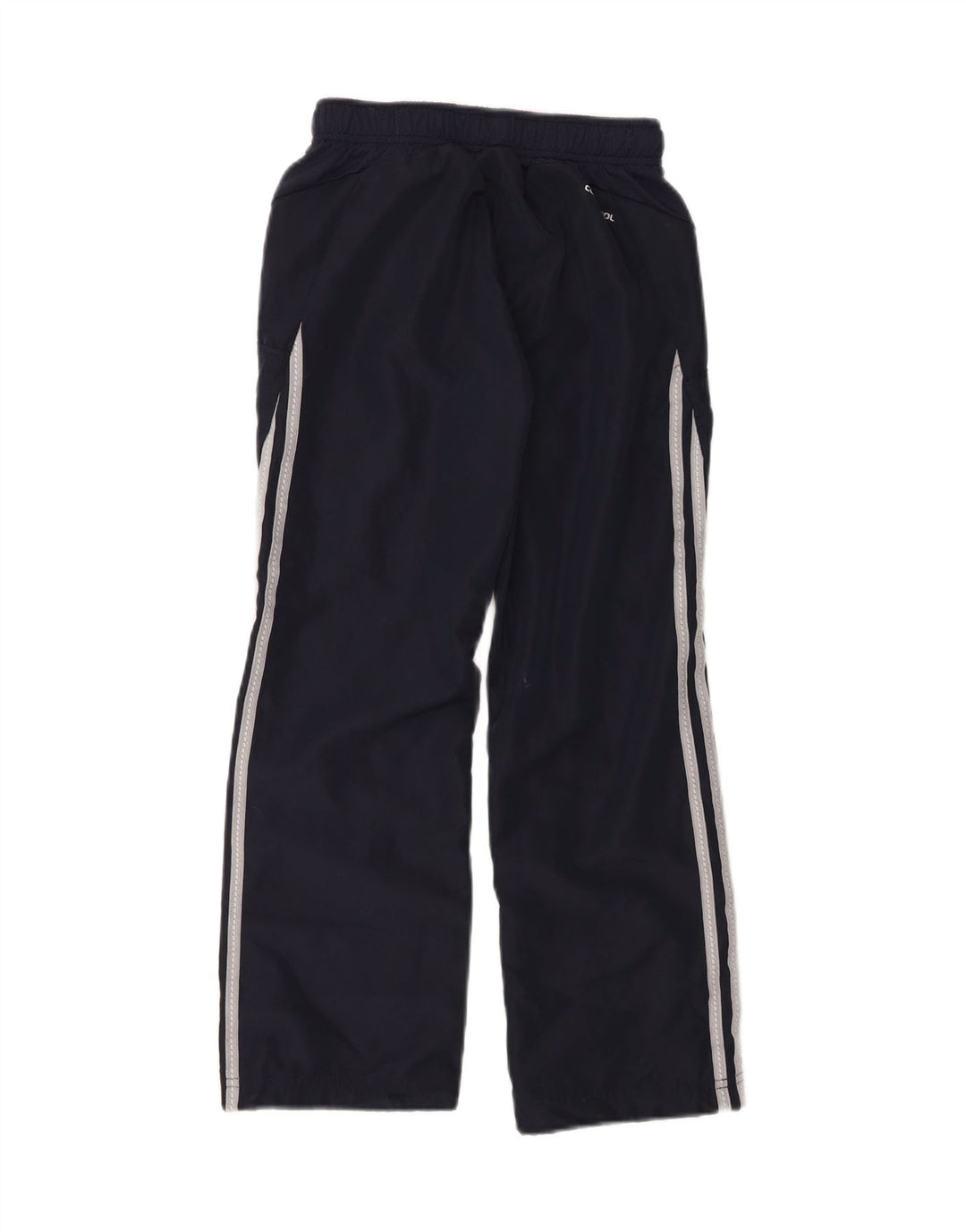 ADIDAS Boys Climacool Tracksuit Trousers 9-10 Years  Navy Blue Colourblock Vintage Adidas and Second-Hand Adidas from Messina Hembry 