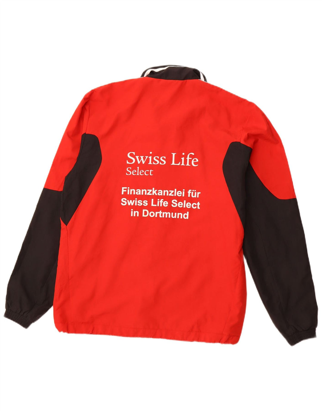 ADIDAS Grafisk træningsdragt topjakke til mænd UK 38/40 Medium rød farveblok