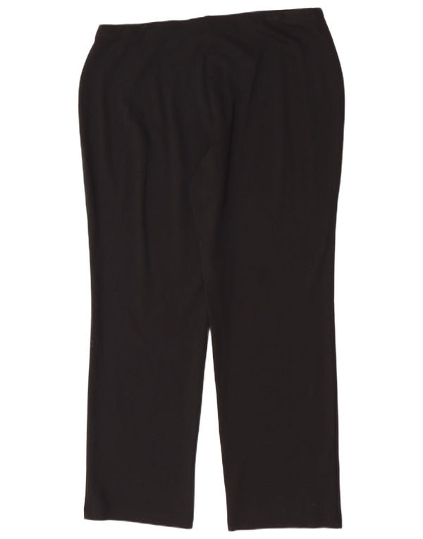 Marks & Spencer Dame Casual Bukser UK 16 Large W34 L28 Sort Viscose
