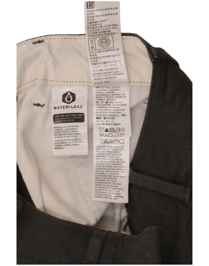 Levi's Herre Slim Fit Cargo Bukser W30 L30 Sort Bomuld