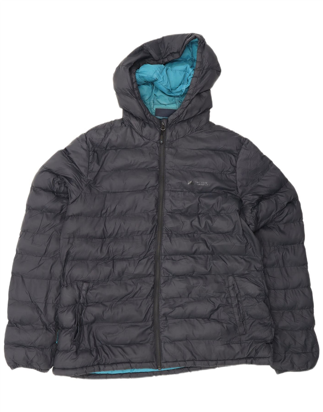 Mountain Warehouse Dame Hætte Oversized Polstret Jakke UK 18 XL Navy Blue