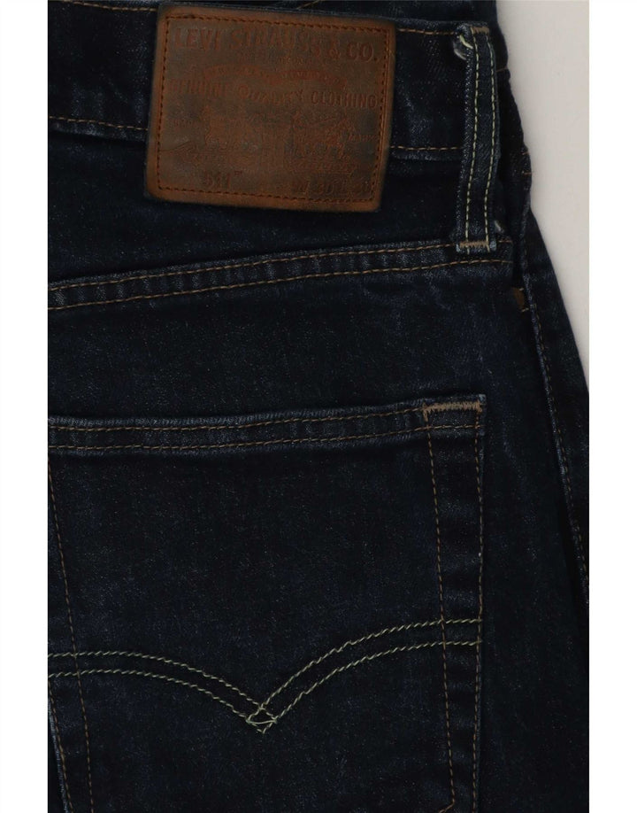 Levi's Herre 511 Slim Jeans W30 L30 Marineblå Bomuld