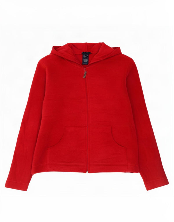 Gap Dame Stretch Hættejakke UK 14 Medium Rød Polyester
