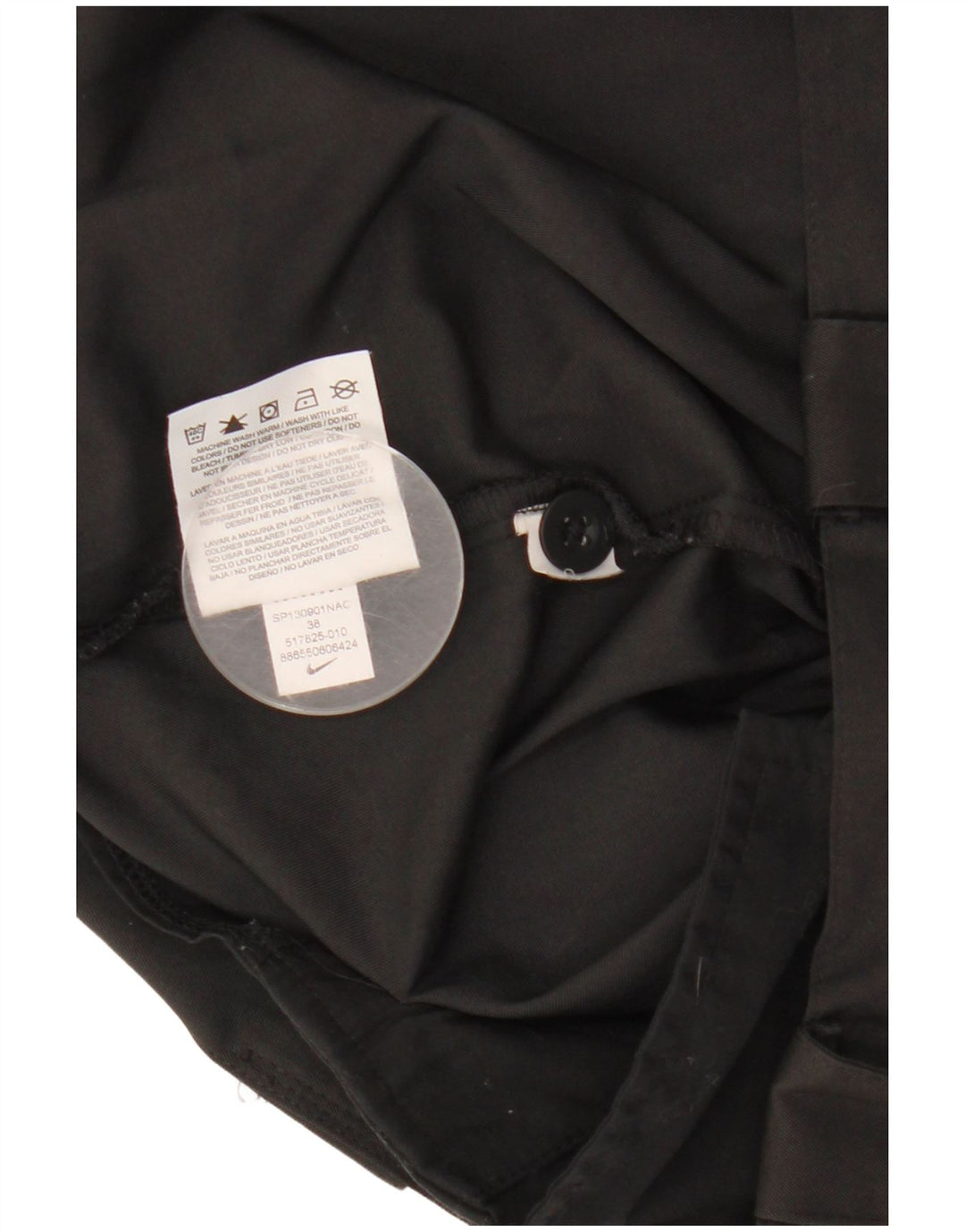 Nike Herre Dri Fit Chino Shorts W38 XL Sort Polyester