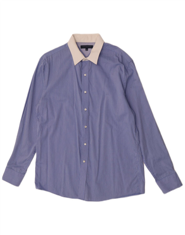Tommy Hilfiger Herreskjorte Str. 16 1/2 Stor Blå Nålestribe