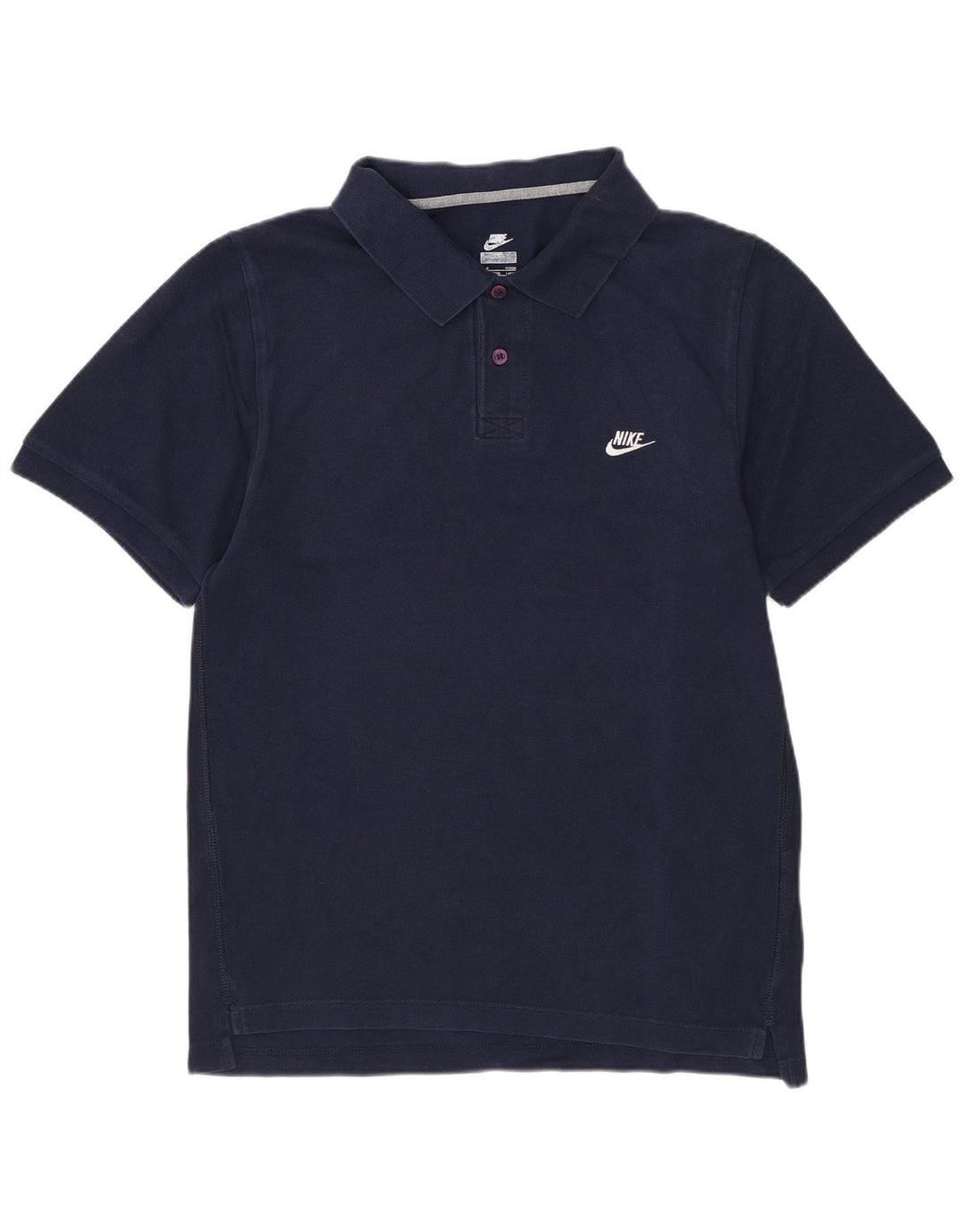 NIKE Polo Shirt til mænd UK 36/38 Small Navy Blue