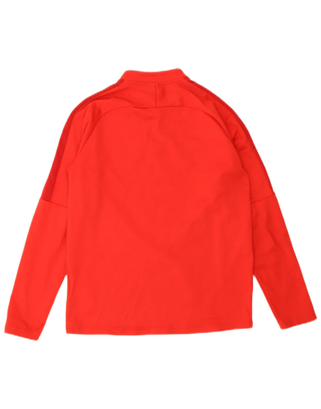 Nike Boys Dri Fit Top Langærmet med lynlåshals 13-14 år XL Rød Polyester