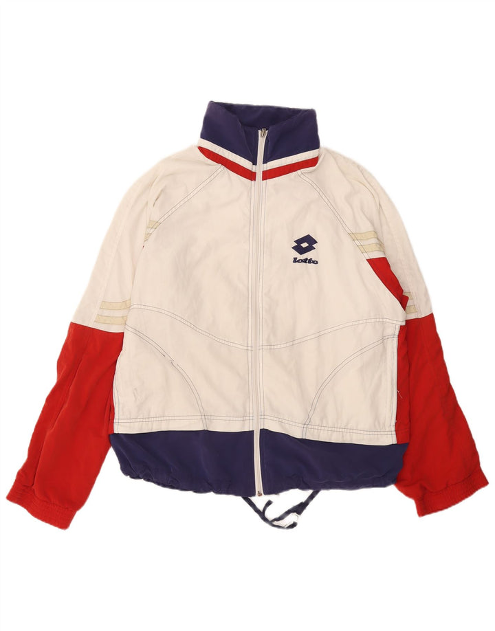 LOTTO Træningsdragt til mænd Topjakke IT 50 Medium Hvid Colourblock