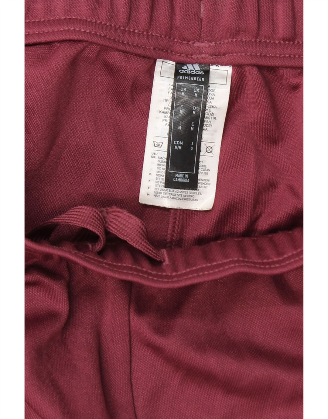 Adidas Træningsdragtsbukser til mænd Medium Burgundy Polyester