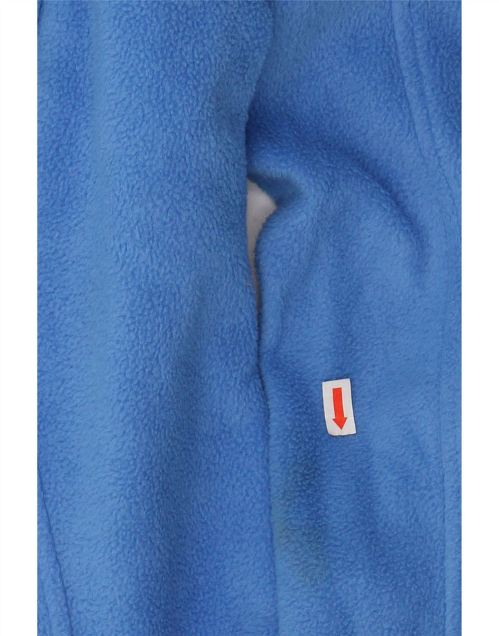 COLUMBIA Womens Fleece Jacket UK 14 Medium Blue Polyester