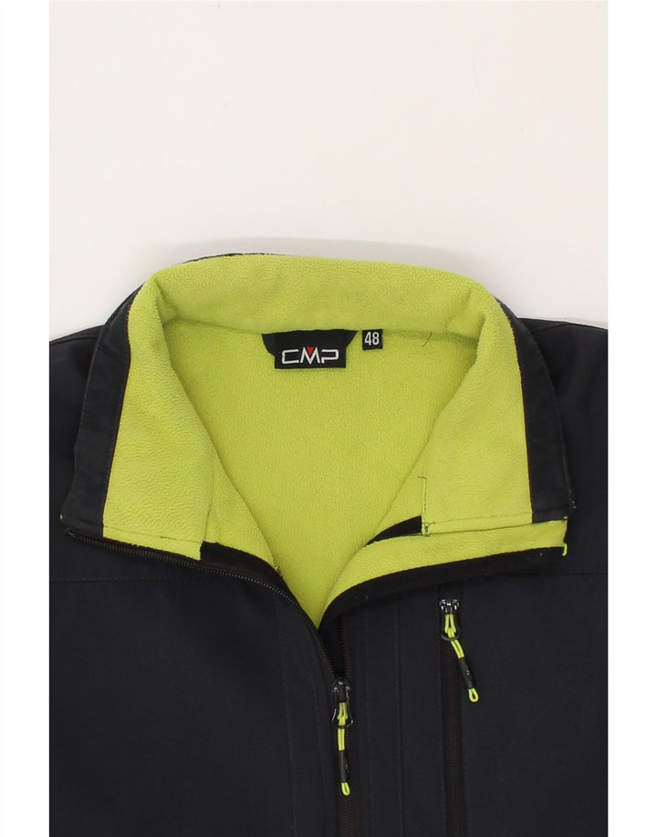 CMP Mens Tracksuit Top Jacket IT 48 Medium Navy Blue Polyester Vintage CMP and Second-Hand CMP from Messina Hembry 