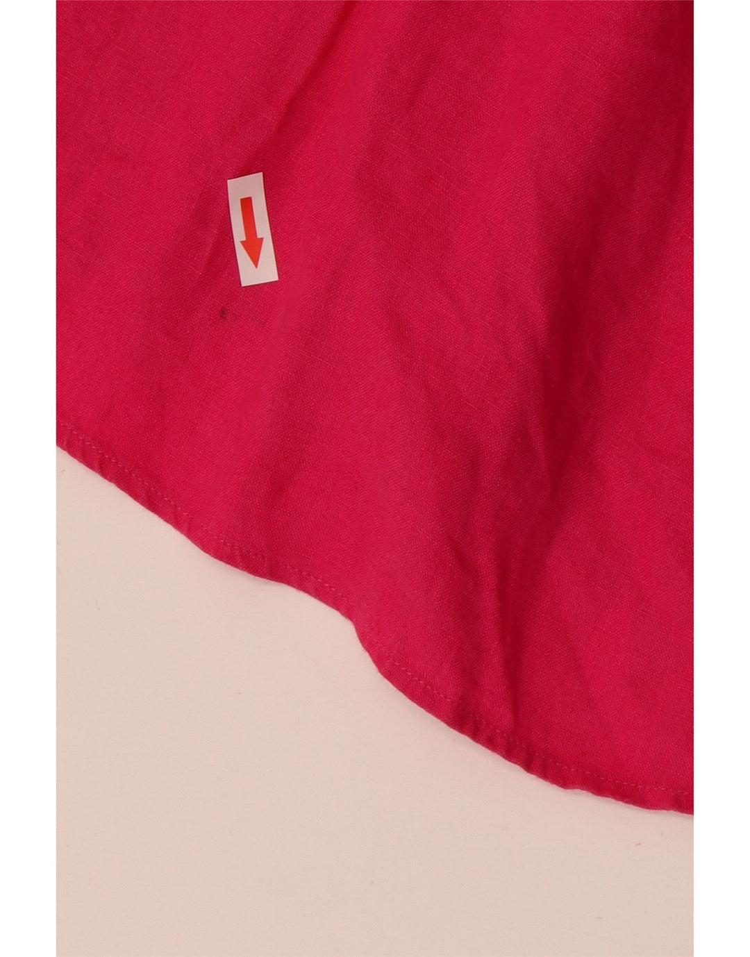 JAEGER skjorte med 3/4 ærmer til kvinder UK 14 Medium Pink Linen