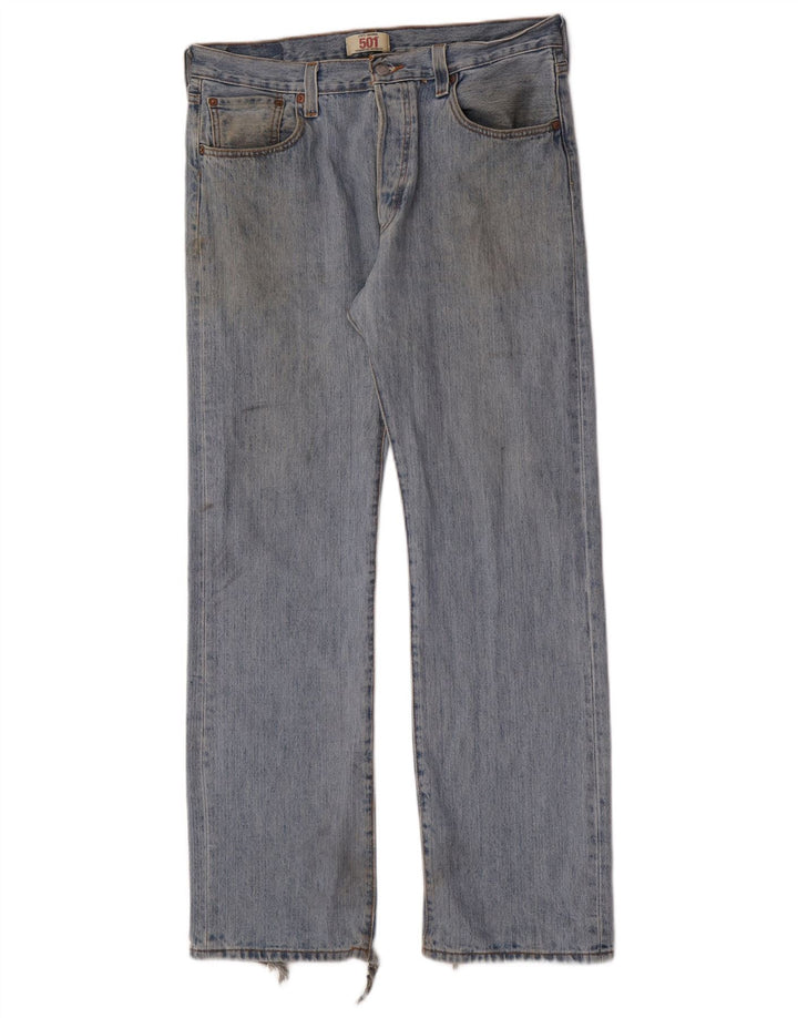 Levi's Straight Jeans til mænd W34 L32 blå bomuld