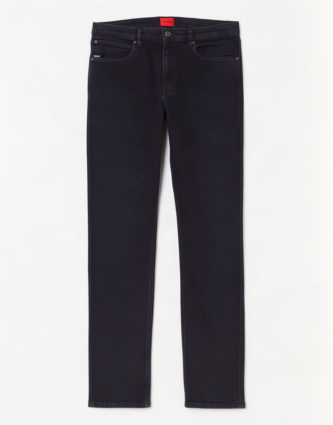 Hugo Boss Straight Jeans til mænd W32 L32 Marineblå bomuld