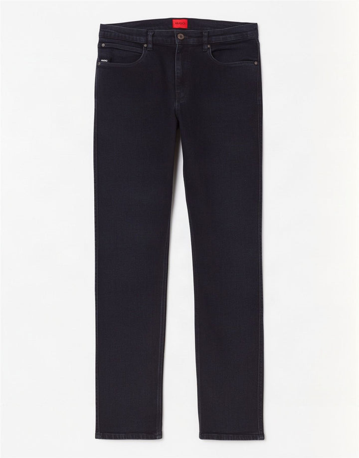 Hugo Boss Straight Jeans til mænd W32 L32 Marineblå bomuld