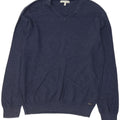 CALVIN KLEIN JEANS Herre V-hals sweater Medium Marineblå Bomuld