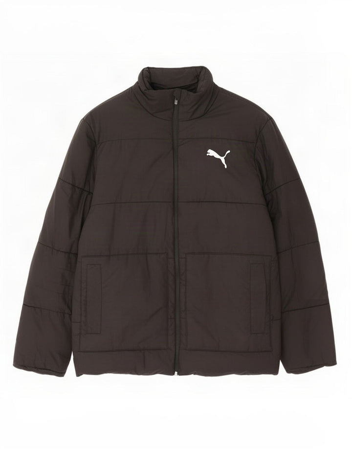 Puma Polstret Herrejakke UK 38 Medium Sort Polyester