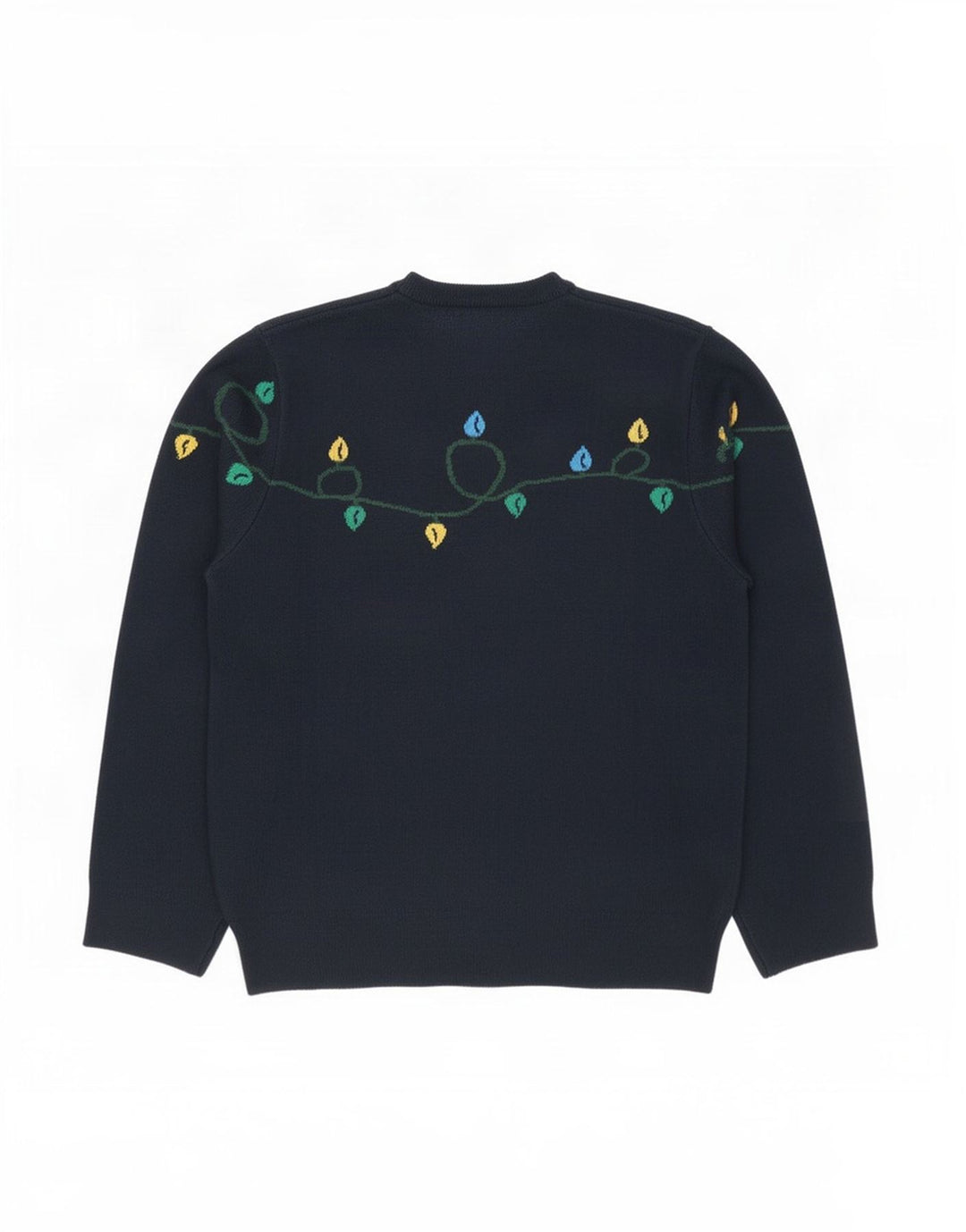 Marks & Spencer Herre sweater med rund hals, stor marineblå jul