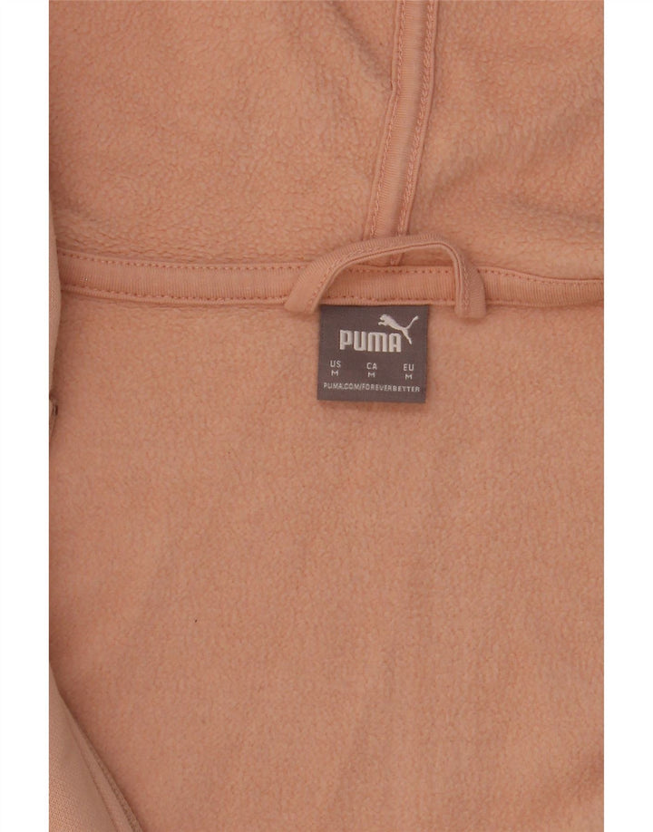 Puma hættetrøje med lynlås til kvinder UK 12 Medium Pink