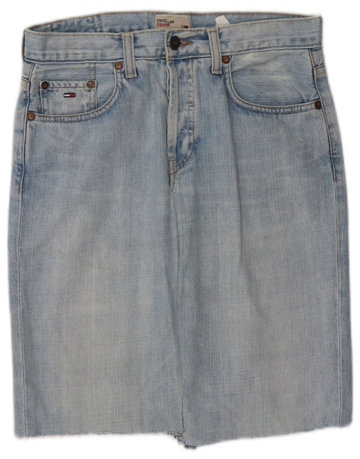 TOMMY HILFIGER Denimnederdel til kvinder W28 Mellemblå bomuld