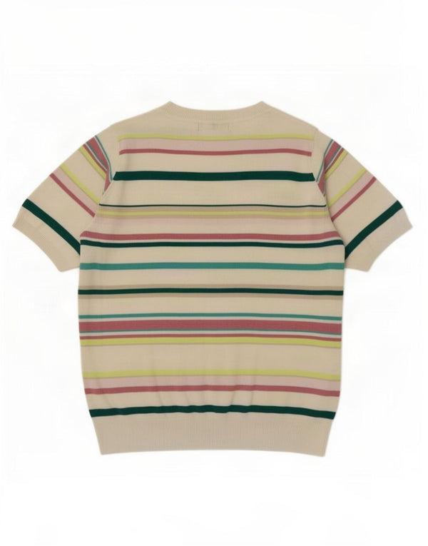 Marks & Spencer Womens Crew Neck Jumper Sweater UK 12 Medium Multicoloured