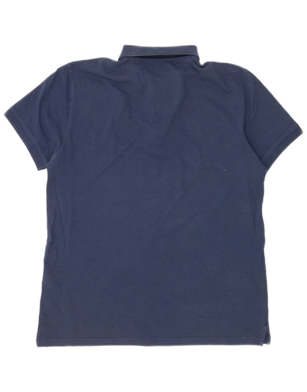 Massimo Dutti Herre poloshirt Medium Navyblå Bomuld