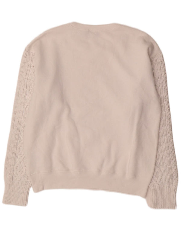 Polo Ralph Lauren Herre Grafisk Sweatshirt Jumper Medium Hvid Bomuld