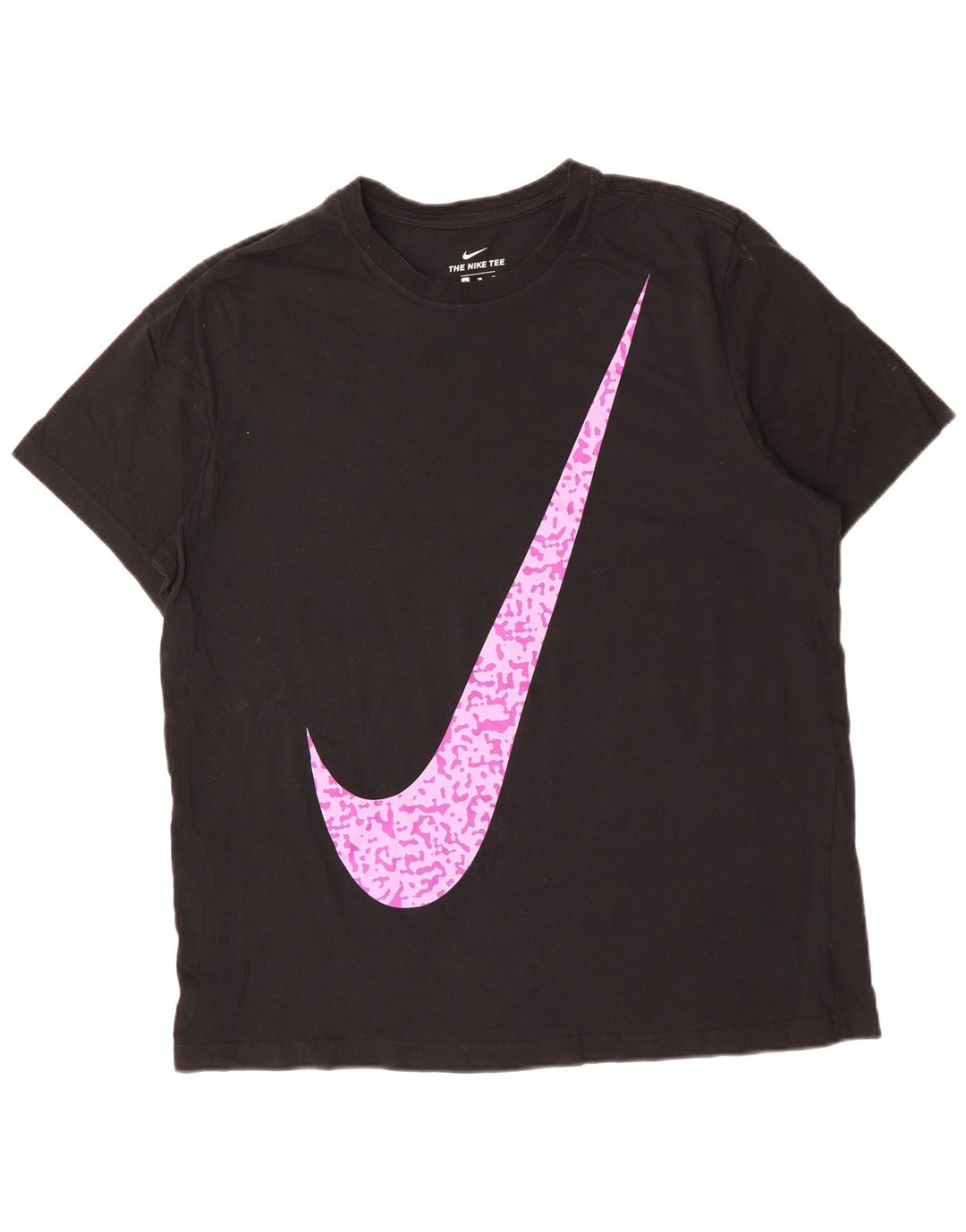 NIKE grafisk T-shirt top til mænd XL sort bomuld