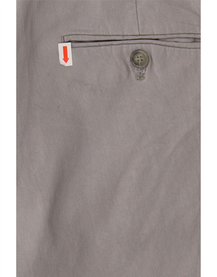 TOMMY HILFIGER Mens Slim Chino Trousers W30 L30 Grey Rayon