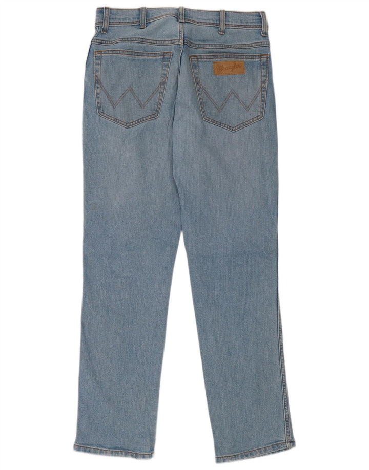 Wrangler Herre Texas Slim Jeans W32 L30 Blå