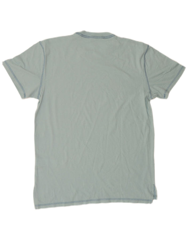Hollister Herre T-Shirt Top Medium Blå Bomuld