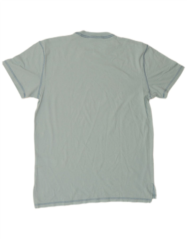 Hollister Herre T-Shirt Top Medium Blå Bomuld
