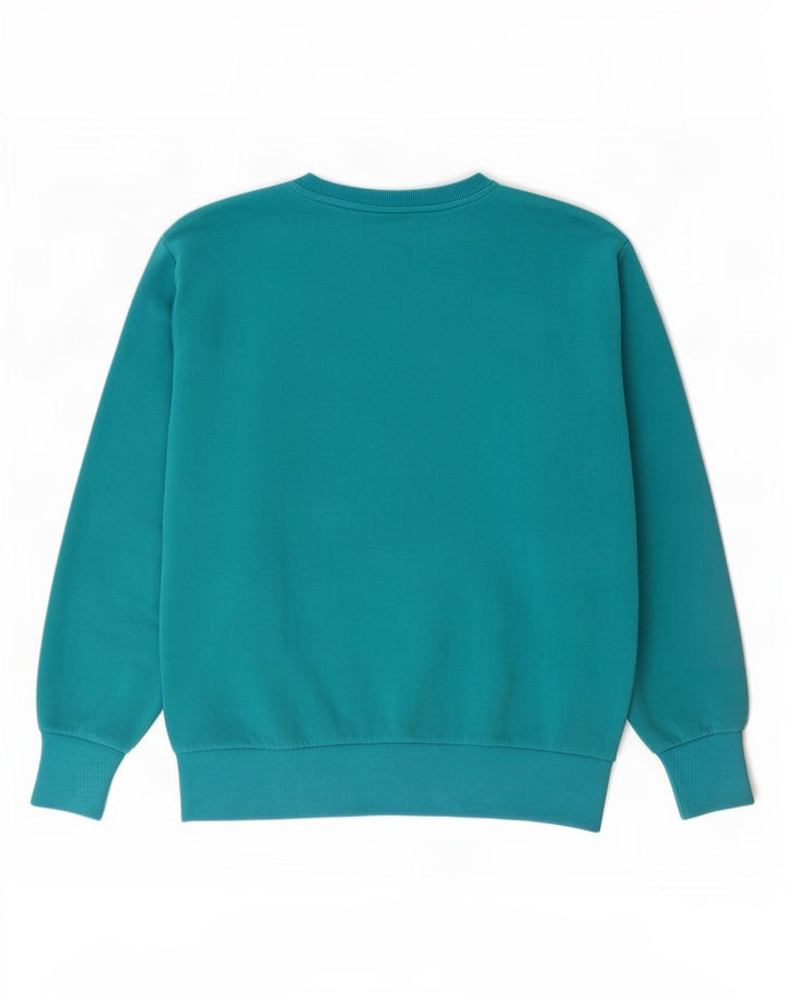 Superdry grafisk sweatshirt til mænd, stor blå bomuld