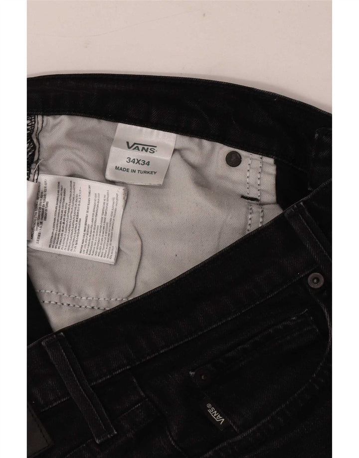 Vans Herre Slim Jeans W34 L29 Sort Bomuld