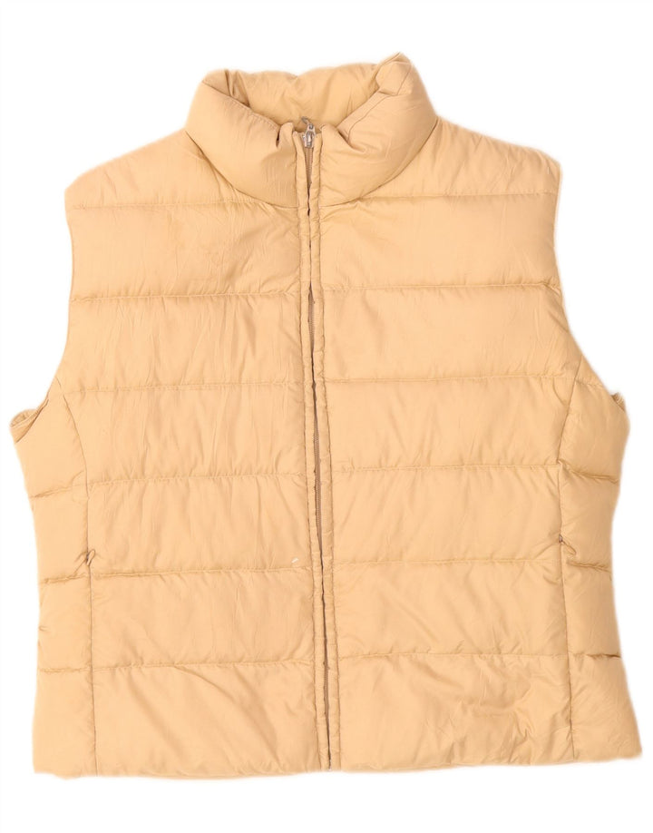 Firefly Womens Polstret Gilet IT 44 Medium Beige Polyester