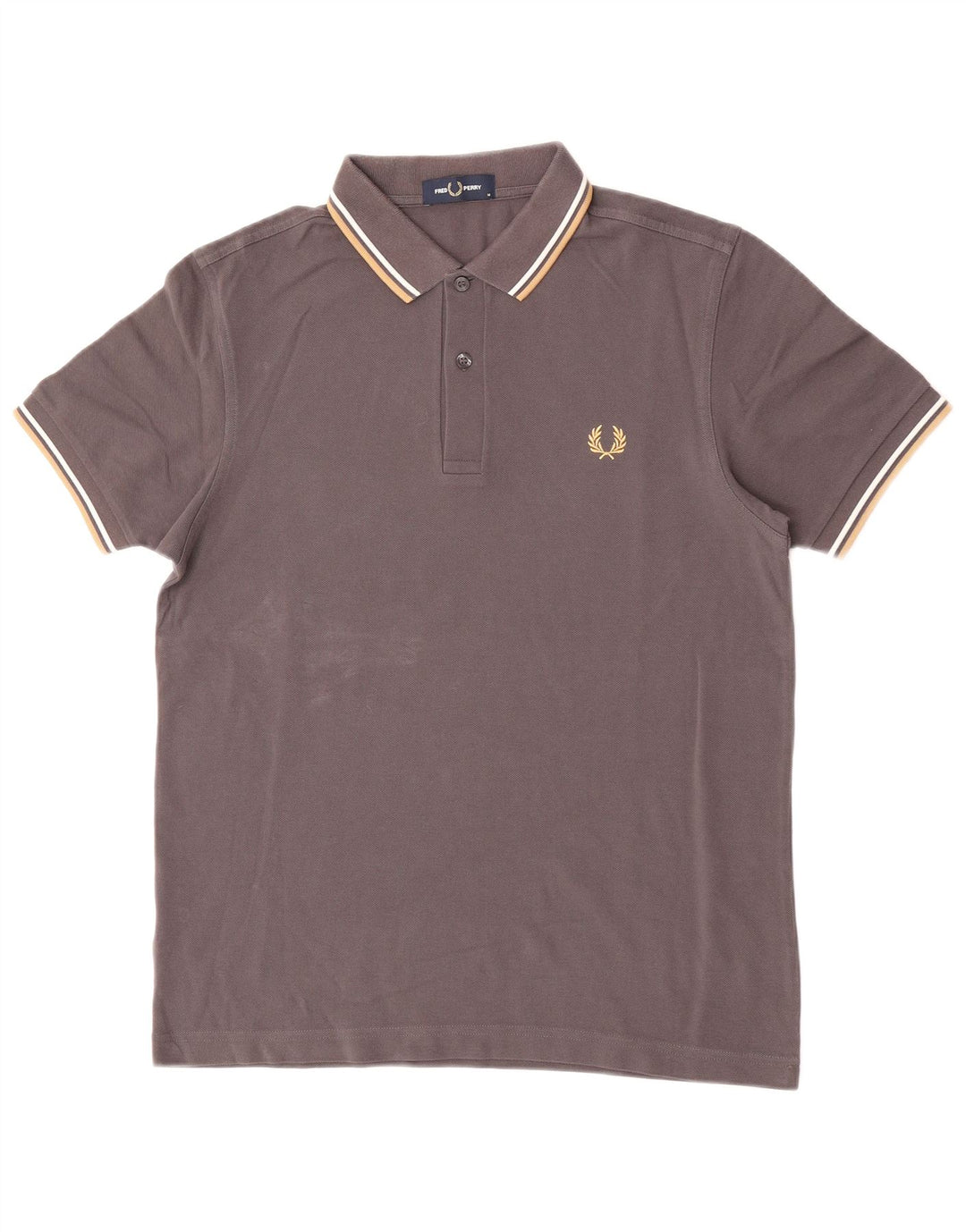Fred Perry herre poloshirt mellemgrå bomuld