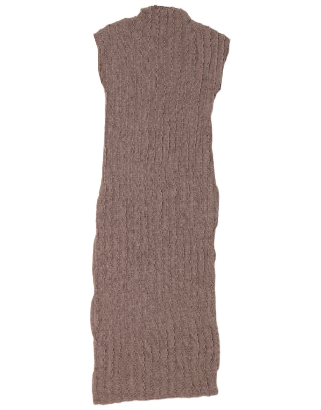 Zara Dame Maxi Ærmeløs Jumper Dress UK 12 Medium Grey