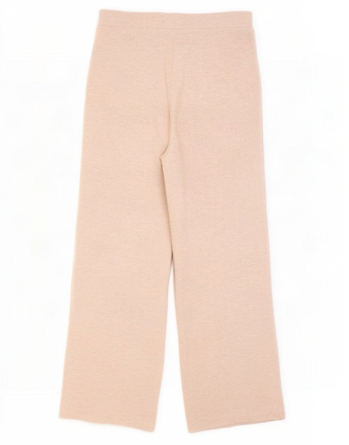 Zara Træningsdragtsbukser til kvinder UK 12 Medium Beige Polyester