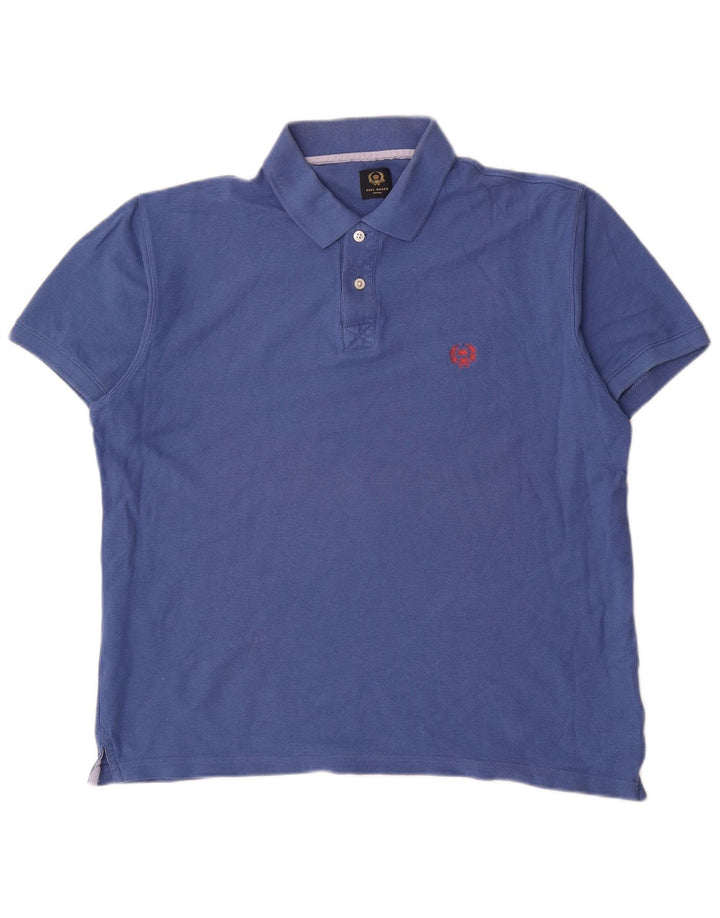 Paul Rosen Herre Polo Shirt Large Blue