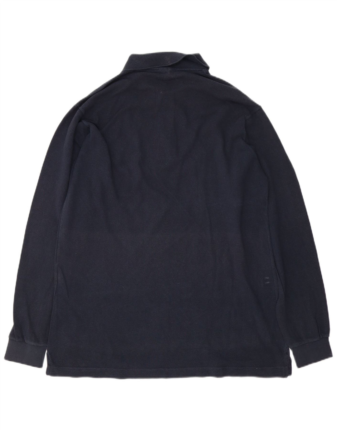 Sergio Tacchini Langærmet herre poloshirt Medium marineblå bomuld