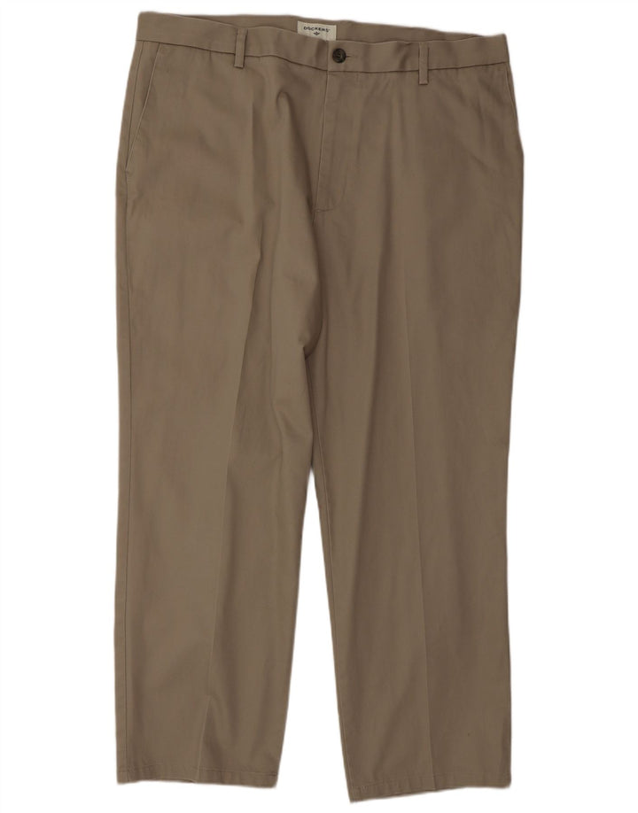 DOCKERS Herre Classic Fit Chino Bukser W38 L29 Beige Bomuld Classic