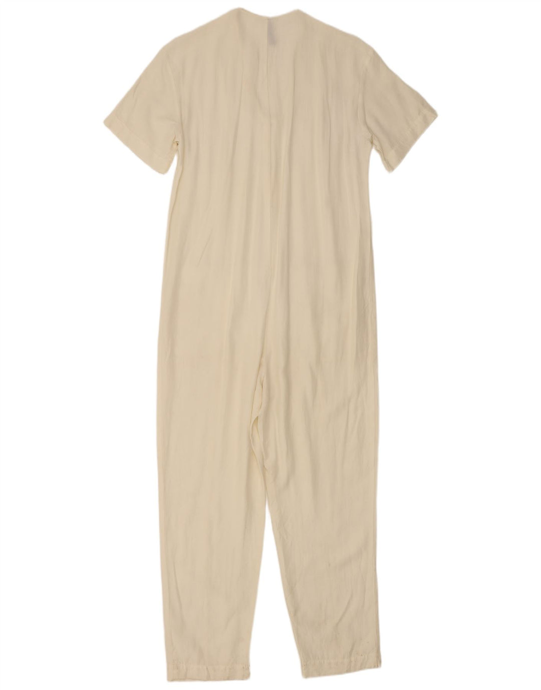Zara Dame Trafaluc Jumpsuit UK 10 Small Off White