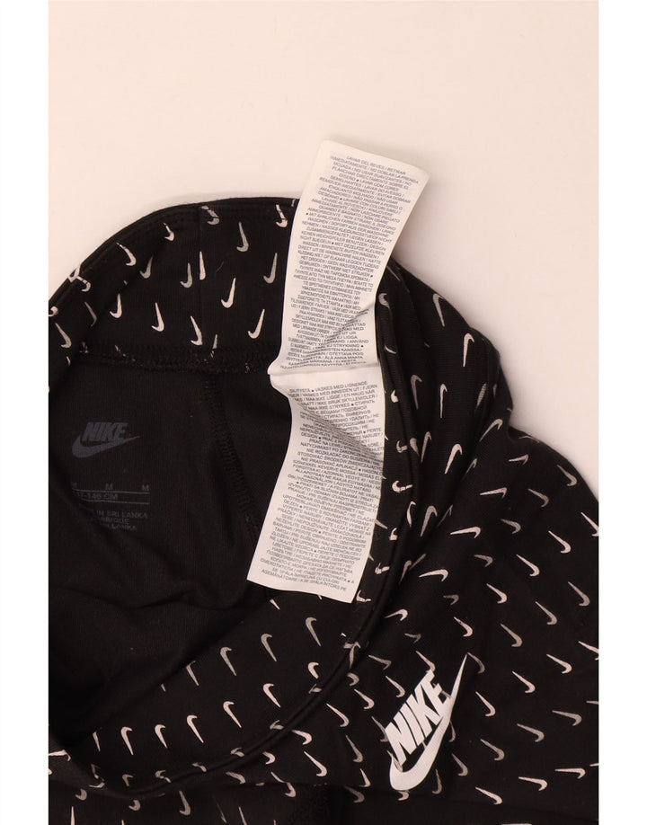 Nike piger grafiske leggings 10-11 år medium sort bomuld
