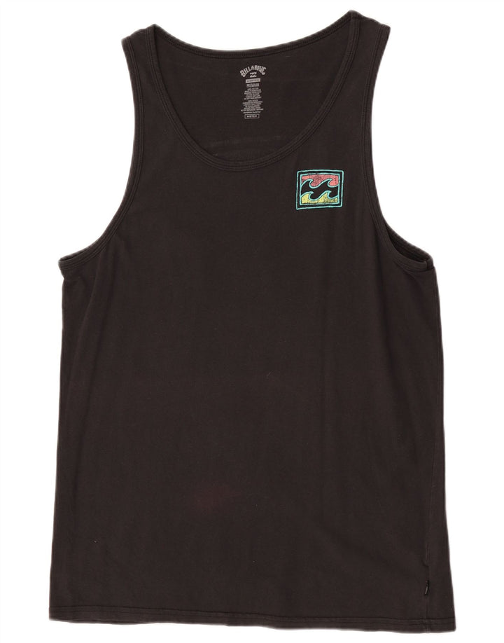 Billabong Herre Grafisk Vest Top Medium Sort Bomuld
