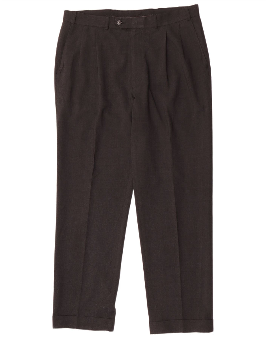 Marks & Spencer Herre Pegged Suit Bukser W36 L31 Grå Polyester