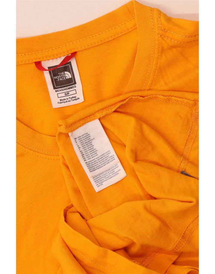 The North Face Herre Grafisk T-Shirt Top Lille Orange Bomuld