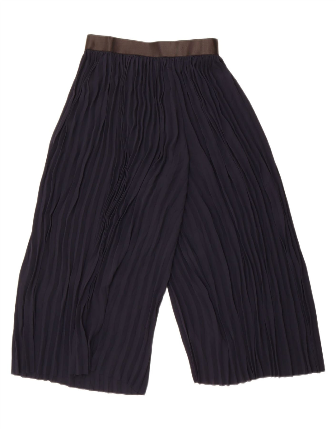 Zara Dame Højtalje Harem Bukser Small W26 L21 Marineblå Polyester
