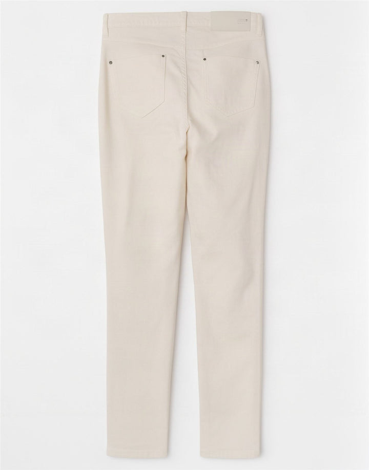 Marks & Spencer Dame Slim Casual Bukser UK 12 Medium W30 L28 White