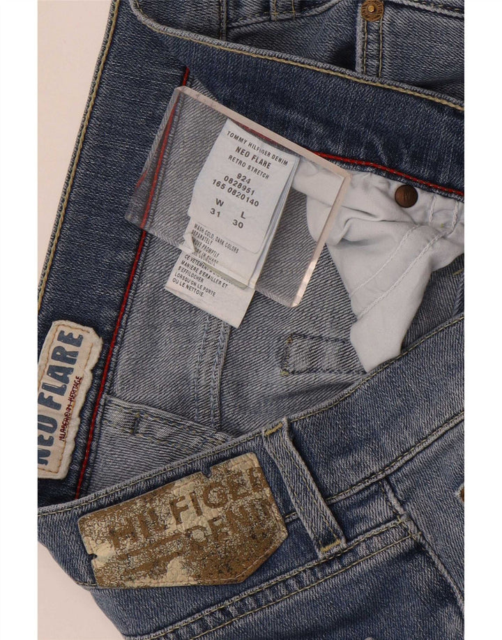 Tommy Hilfiger Dame Flared Jeans W31 L30 Blå Bomuld