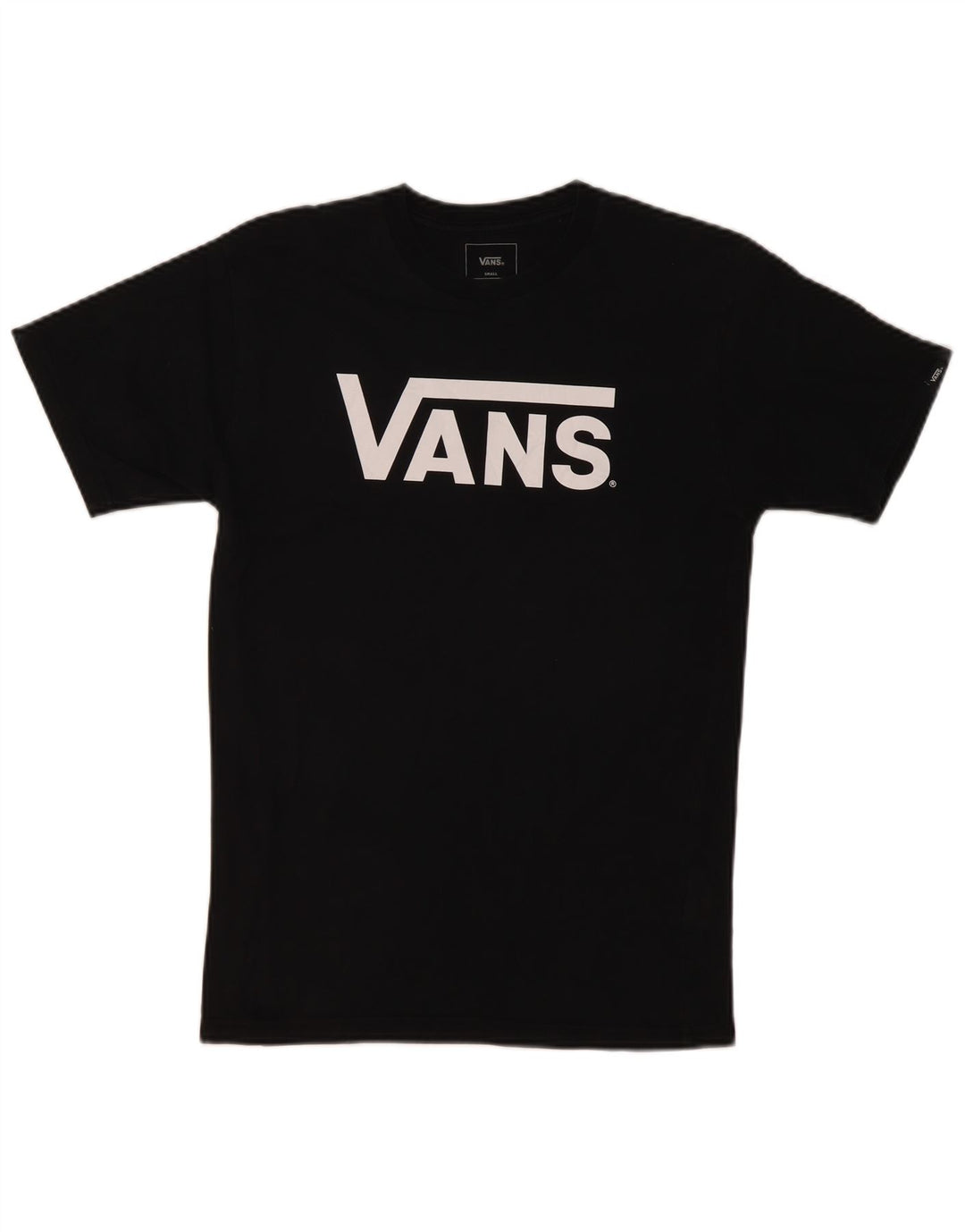Vans Herre Classic Fit Grafisk T-Shirt Top Lille Sort